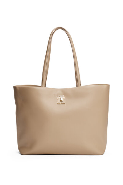 Tommy Hilfiger Vizon Kadın Tote Çanta AW0AW17528