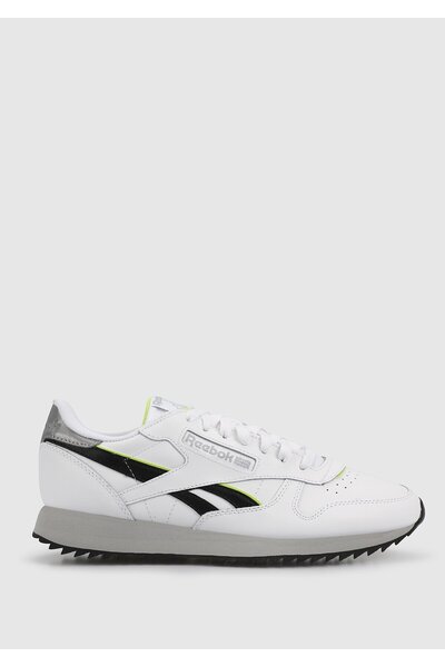 Reebok 100032767 CLASSIC LEATHER RIPPLE Erkek Günlük Spor Ayakkabı Beyaz Yeşil