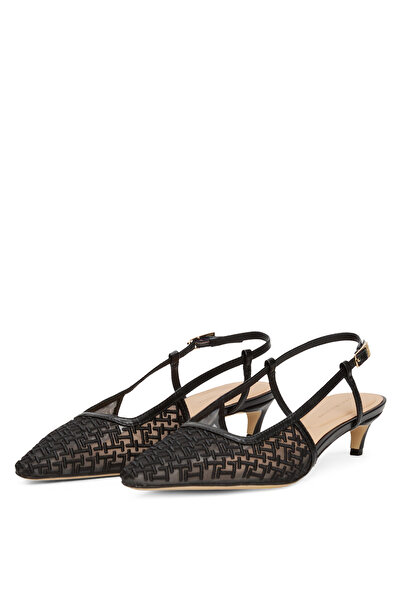 Tommy Hilfiger Siyah Kadın Topuklu Ayakkabı FW0FW08746