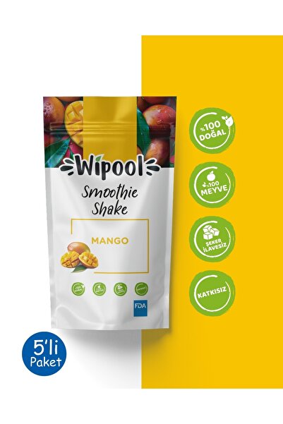 wipool organic discover the healthy life wipool Smoothie Shake Mango (5'li Pa...
