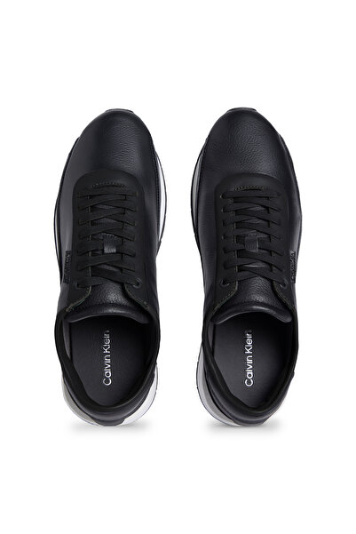 Calvin Klein Siyah Erkek Sneaker ATHLEISURE RUNNER LACEUP LTH MIX