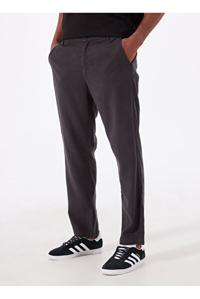 WRANGLER Ανδρικό παντελόνι chino με ελαστική μέση, κανονική εφαρμογή, μαύρο W2510347001 Παντελόνι chino με ελαστική μέση