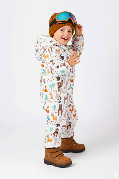 ekozmonot bebek tulumları Unisex Bebek Ve Çocuklar Için Astronot Tulumu - Su Ve Rüzgar Geçirmez