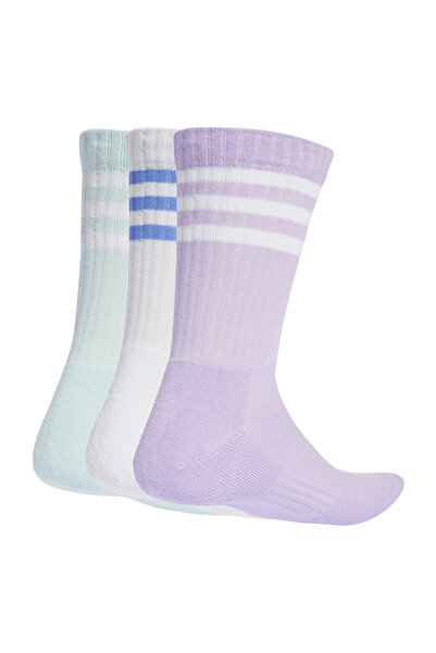 adidas JW2766 3S C SPW CRW 3P Çok Renkli Unisex Çorap