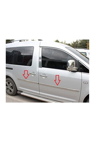 Genel Markalar Vw Caddy 2003-2014 Uyumlu Krom Yan Kapı Çıtası 4 Parça P.çelik