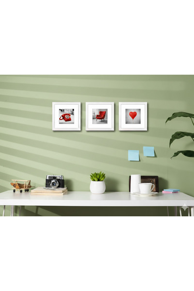 hobicehayaller 20X20 cm Pvc Glass Frame Set! 3-Piece Disconnect Frame Set