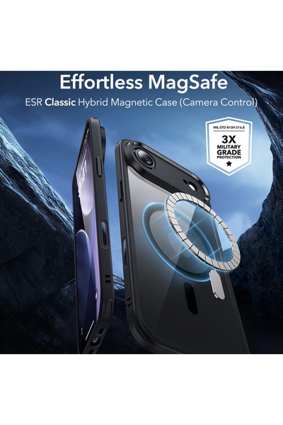 ESR Case for iPhone 17 Air, Classic Hybrid HaloLock, Transparent