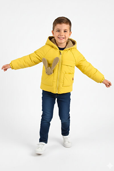 ekozmonot bebek tulumları Unisex Bebek Mont Su Geçirmez İç Kısmı Kalın Welsoft Kapşonlu Erkek Kız Çocuk Mont