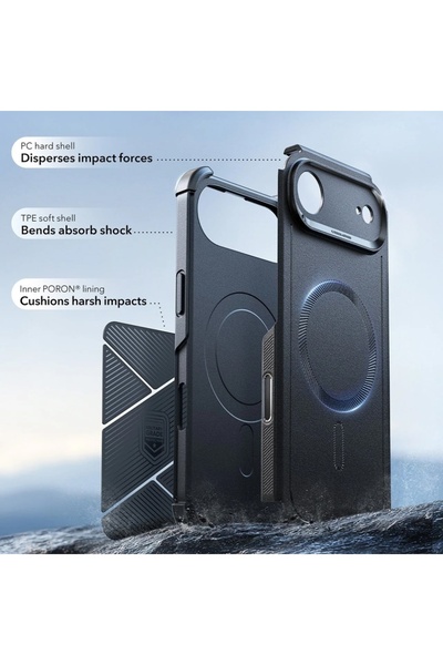 ESR Θήκη για iPhone 17 Air, Magsafe, Cyber ​​Halolock, Μαύρη