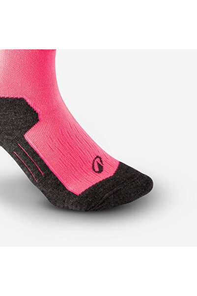 Decathlon Wedze Adult Ski Socks - Pink - 500