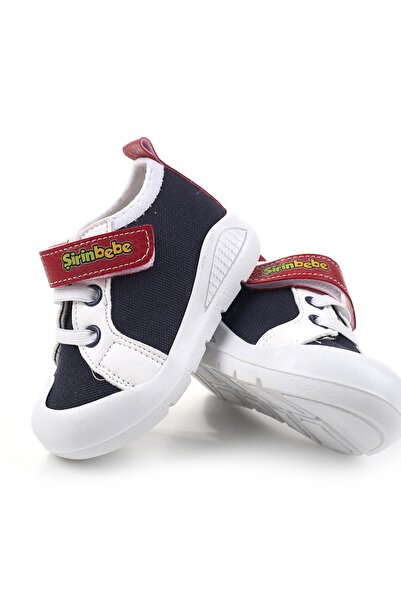 Şirin Bebe 3816 First Step Orthopedic Baby Boy Summer Linen Shoes