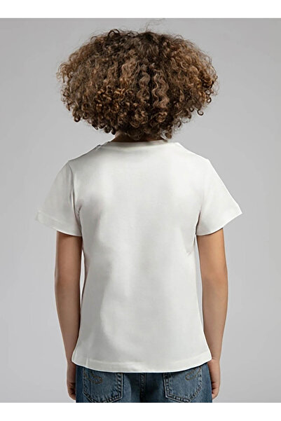 Lee Cooper Printed Ecru Boy's T-Shirt 252 Lcb 242004