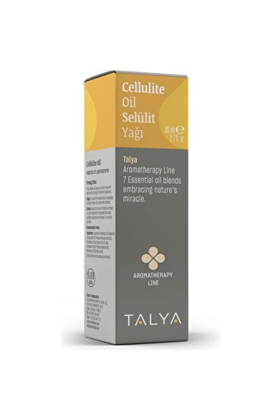 Talya Selülit Yağı, 7 Bitki Yağı Karışımı, Anti Selülit, 80 ml