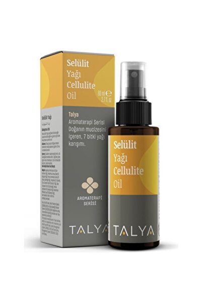 Talya Selülit Yağı, 7 Bitki Yağı Karışımı, Anti Selülit, 80 ml