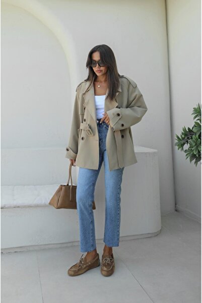 Havoş Kék vágott lábhosszúságú Jean