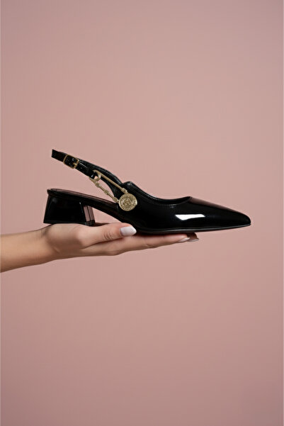 Brielfy Not Like Hers Flag Heel Slingback Shoes