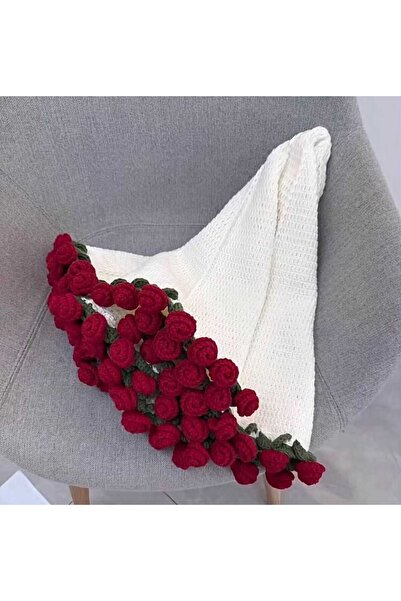 Genel Markalar Çiçekli Battaniye, Şal Buket Battaniye , Buketli Şal , Buketli Battaniye , Buket Şal Çapı 70cm