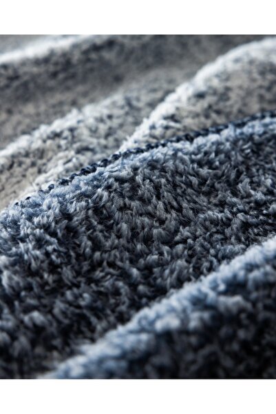 Madame Coco Nord Doppel-Sherpa-Decke - Indigo