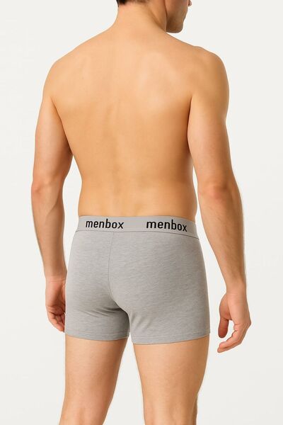 enmodaiçgiyim Γκρι ανδρικό μποξεράκι – βαμβακερό ελαστικό ύφασμα , άνετα εσώρουχα
