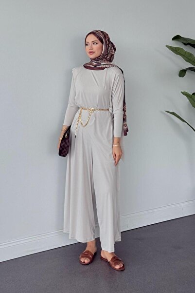 Şulemoda Giyim Katar Sandy takım Bej