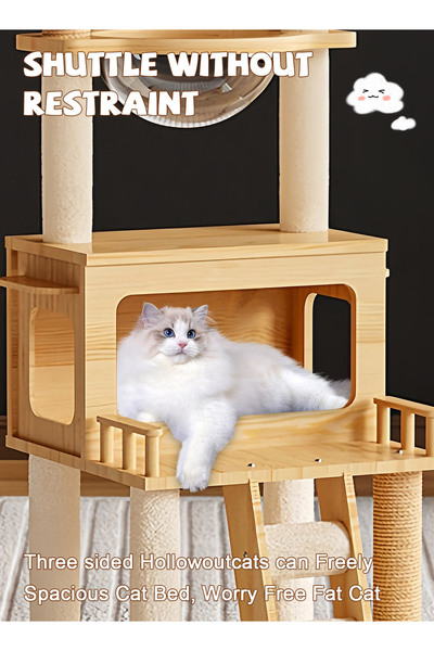 KidLe Cat Climbing Frame Capsule Cat Tree