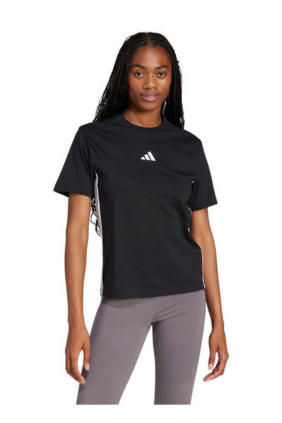 adidas JD0846 W 3S SJ T Siyah Bisiklet Yaka Normal Düz Kadın T-Shirt