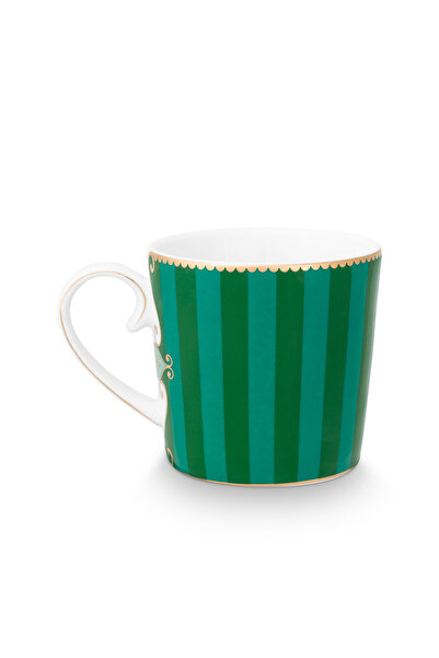 Pip Studio Porselen Yeşil Kupa LOVEBİRDSYEŞİLÇİZGİLİMDLYNKÜÇÜKMUG