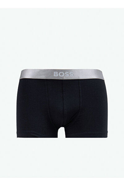 BOSS Siyah Boxer Trunk 3P Metallic