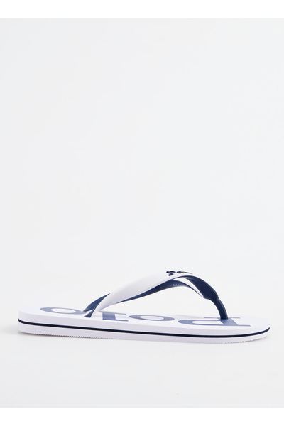 Polo Ralph Lauren Beyaz Erkek Plaj Terliği Bolt
