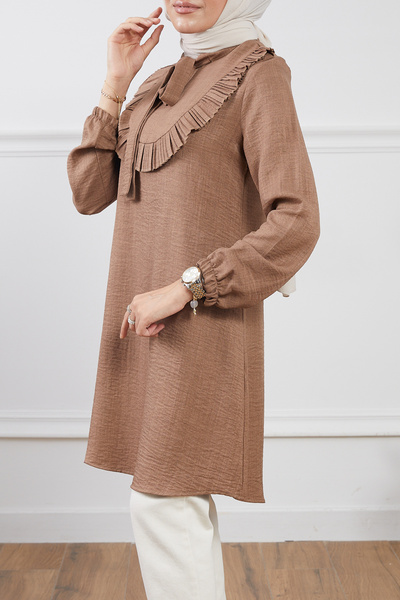 DPARİS Ruffle Detailed Tunic
