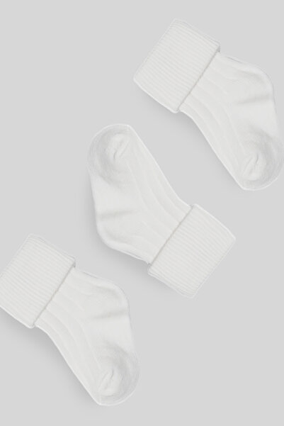 Defne Baby 6 Pairs Newborn Anti-Bacterial Newborn and Baby Socks 0-6 Months