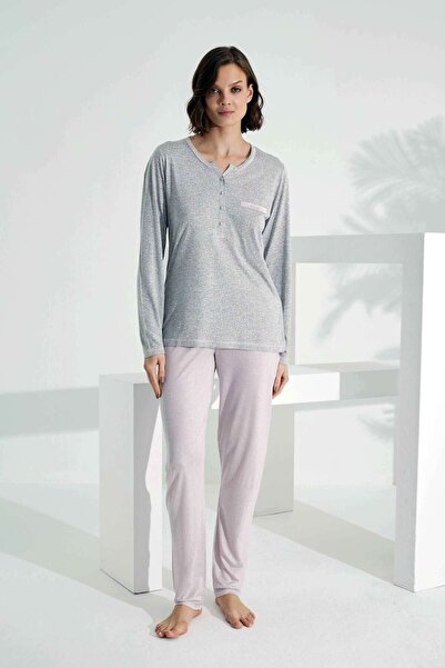 Etoile Bambu, Uzun Kol, Kadın Pijama Takımı
