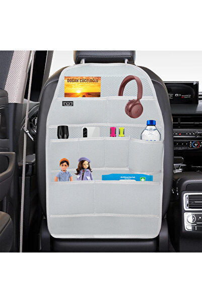 Bod Eva 2 Adet Koltuk Arkası Düzenleyici Araç Içi Organizer Gri