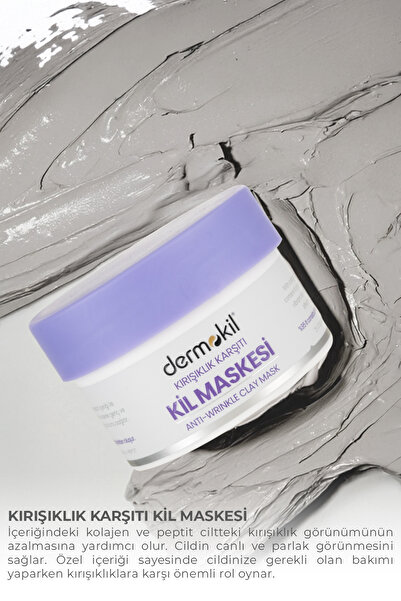 Dermokil Kırışıklık Karşıtı Kil Maskesi 50 ml