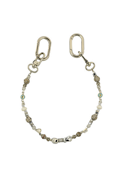 Happyangels Gümüş Kadın Çanta Aksesuar CLX002 LUXCHARM SILVERTONED