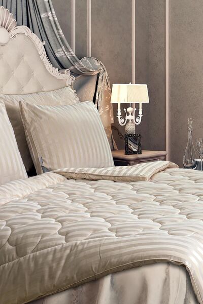 VAROL Laura Home Majesti Duvet King Size Beige