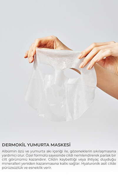 Dermokil Yumurta Kağıt Maske - Akne Karşıtı 20 g