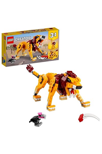 LEGO Creator 3 in 1 Wild Lion 31112 3 in 1 Toy Building Set (224 Pieces)