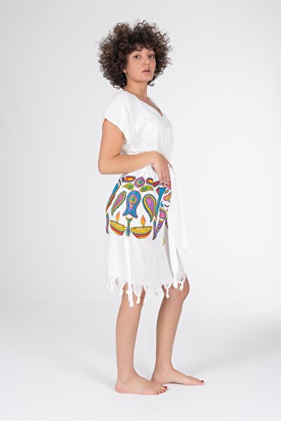 VAROL Бамбукова пляжна сукня з принтом