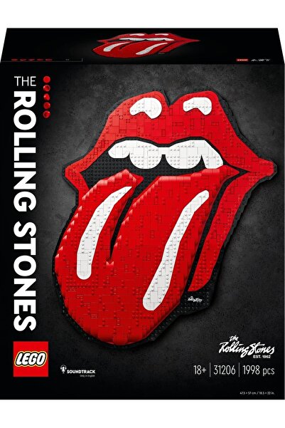 LEGO ® Art the Rolling Stones 31206 - Collectible Building Kit for Adults (1998 Pieces)