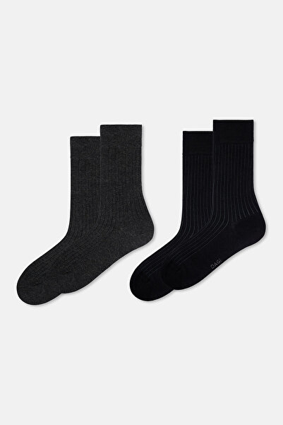 Eros Мъжки чорапи от бамбук с двойна лента