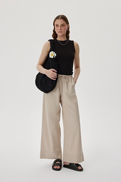 Buly ΠΑΝΤΕΛΟΝΙ PALAZZO ΜΕ ΕΛΑΣΤΙΚΗ ΜΕ ΤΗ ΜΕΡΗΣ