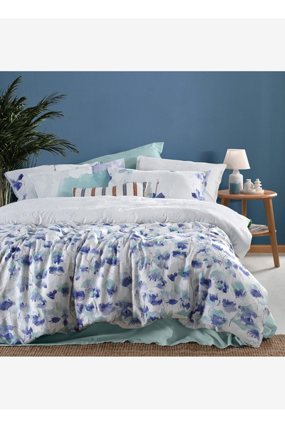 Sarev Mavi Nevresim Takımı MOODCOMFORTHAZERANNTCK4YDK,.MAVİ