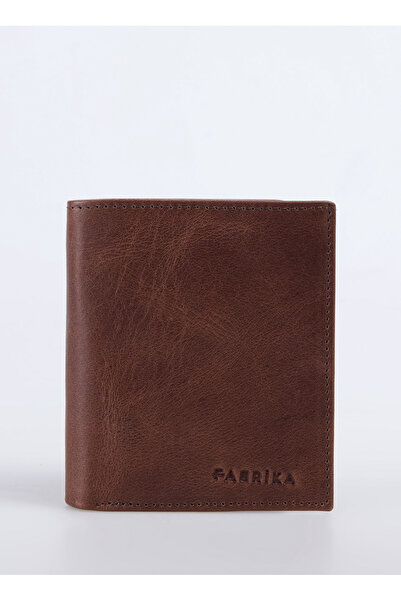 Fabrika Kahve Kadın Kartlık Frk 510 Crayz Deri Kahve