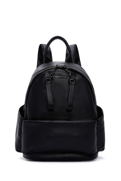 Derimod Women's Black Casual Backpack 25Wbd2495Ft