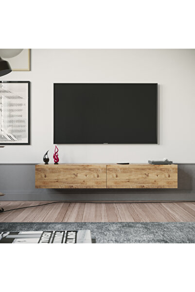 Yurupa Aven Tv Ünitesi Tv Sehpası Kapaklı 180cmÇam AVE8-A