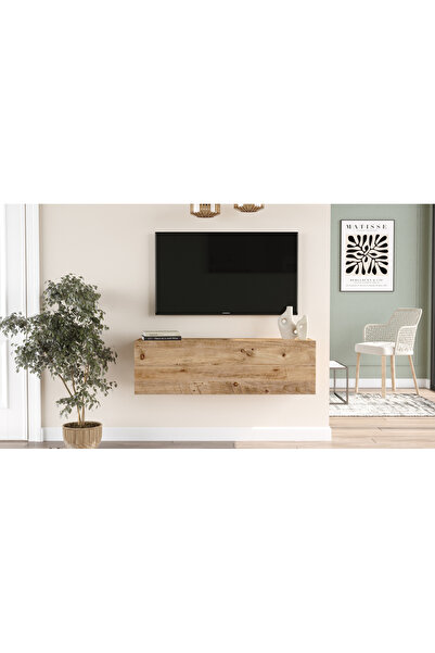 Yurupa Aven Tv Ünitesi Tv Sehpası Kapaklı 100cm Çam AVE12-A