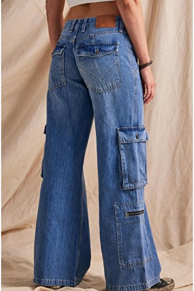 september island Denim Cargo Pants