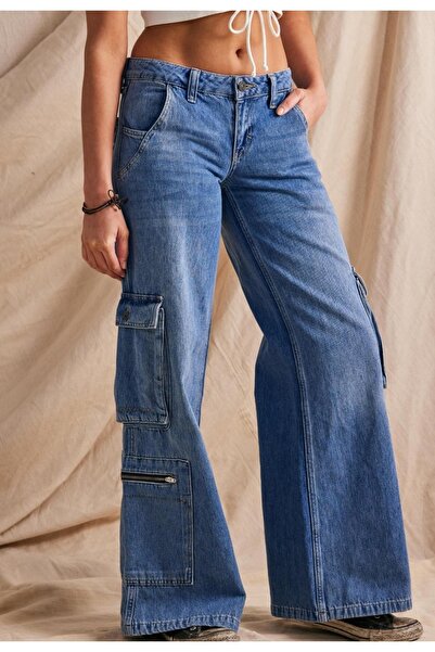 september island Denim Cargo Pants