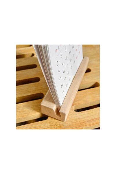 Magnettasarım 10Pcs Wooden Photo Stand Rectangular Picture Holder Card Holder For Home Office